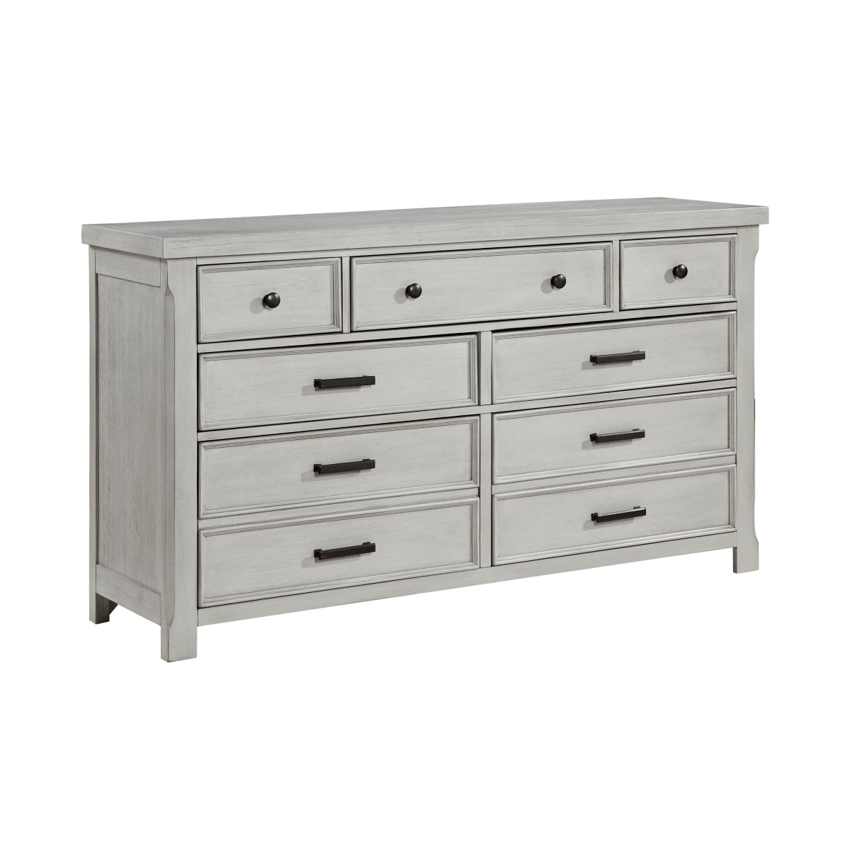 Commode 9 Tiroirs | Gris Clair | 5-7331