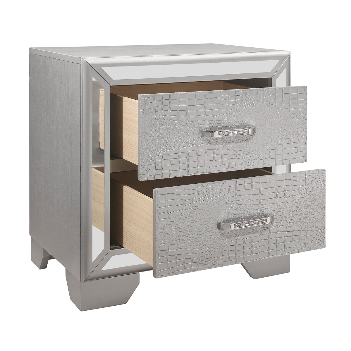 Table de Chevet Collection Aveline | Gris | 4-VS8241