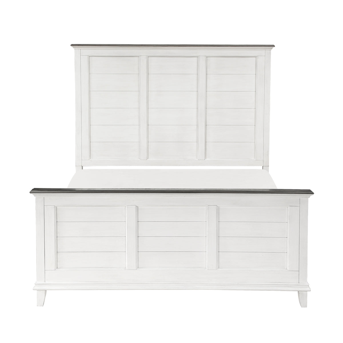 Lit Queen Complet Chesterton | Blanc | 1-3641