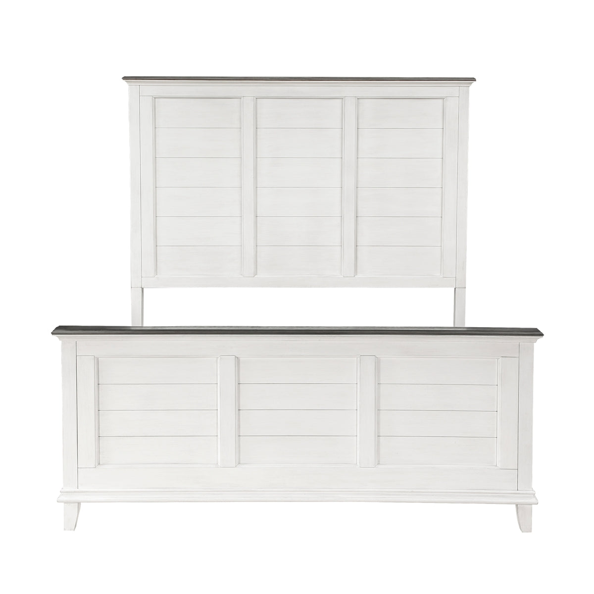 Lit Queen Complet Chesterton | Blanc | 1-3641
