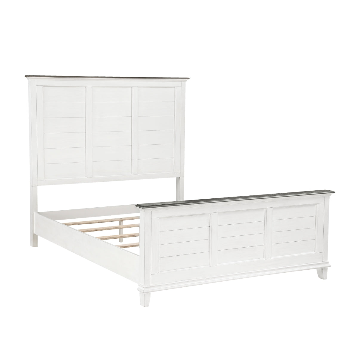 Lit Queen Complet Chesterton | Blanc | 1-3641