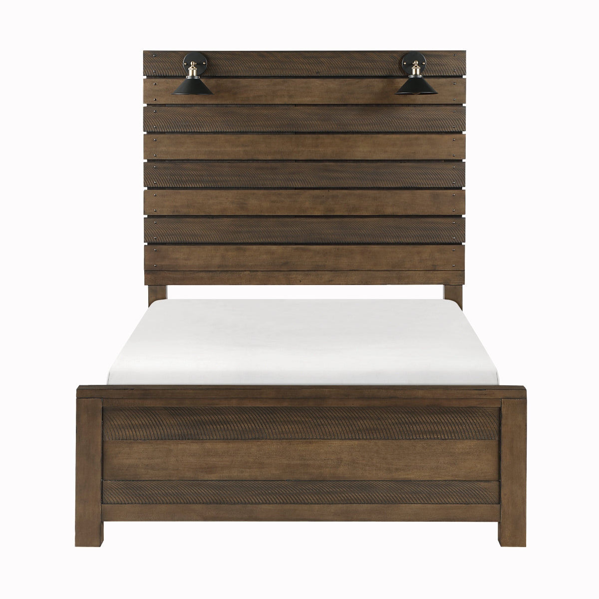 Lit Queen Complet Conway | Brun Antique | 1-7941