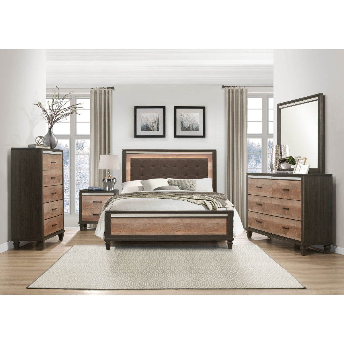 Table de Chevet Collection Danridge | Brun Espresso | 4-8151