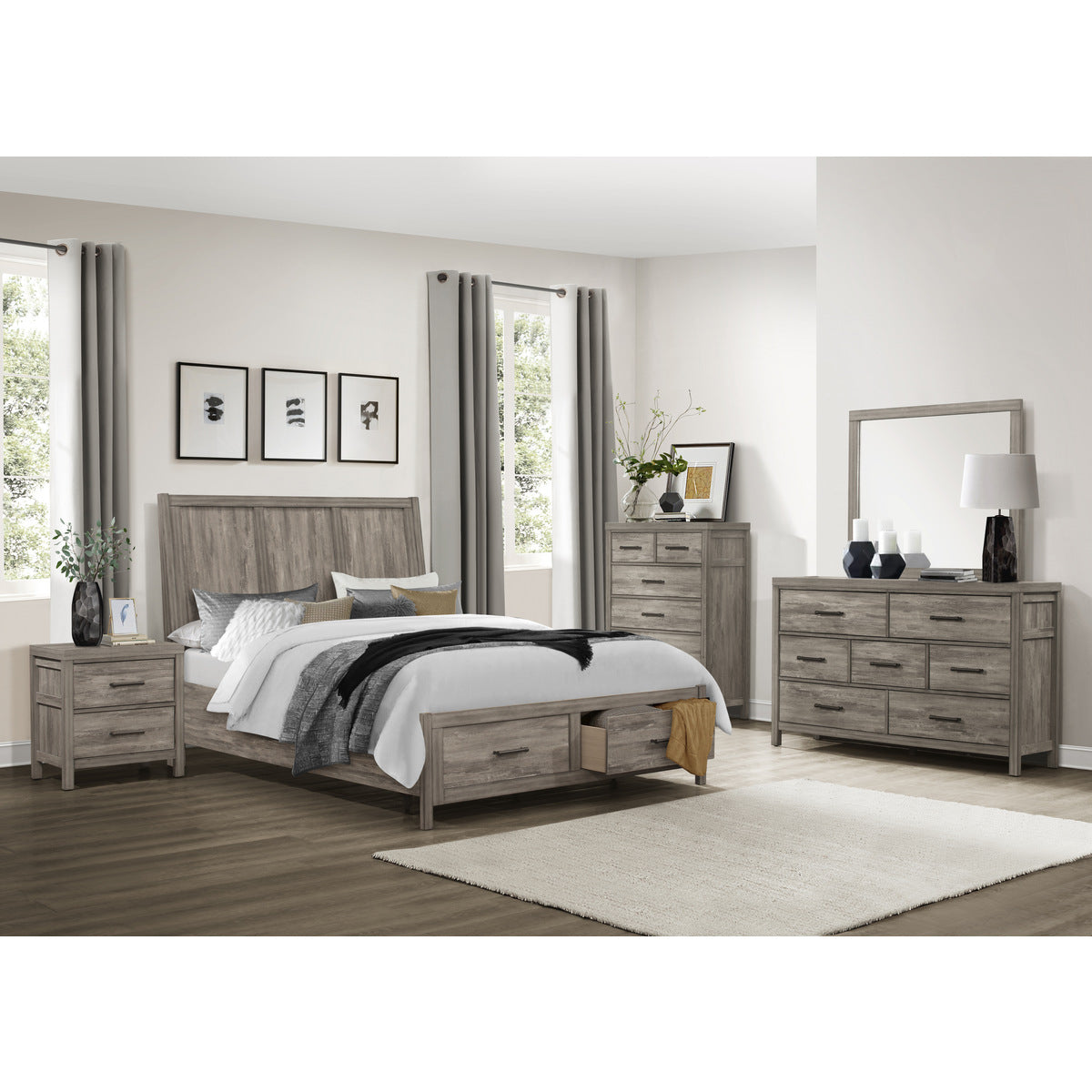 Mirroir Collection Bainbridge | Gris Rustique | 6-6251