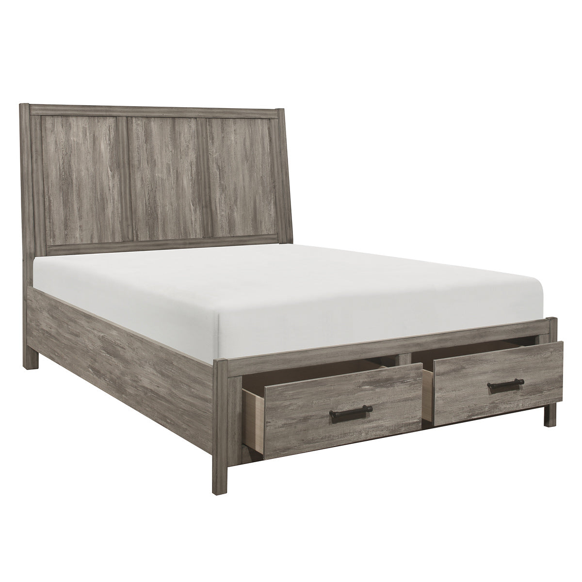 Lit Queen Complet Bainbridge | Gris Vieilli | 1-6251