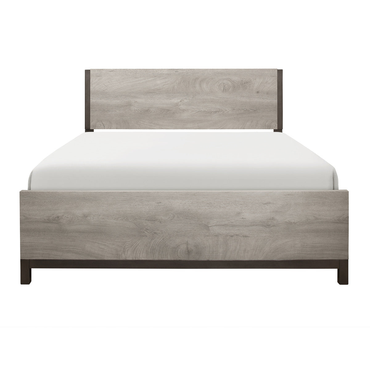 Lit Queen Complet Zephyr | Bois Foncé | Q1577E1