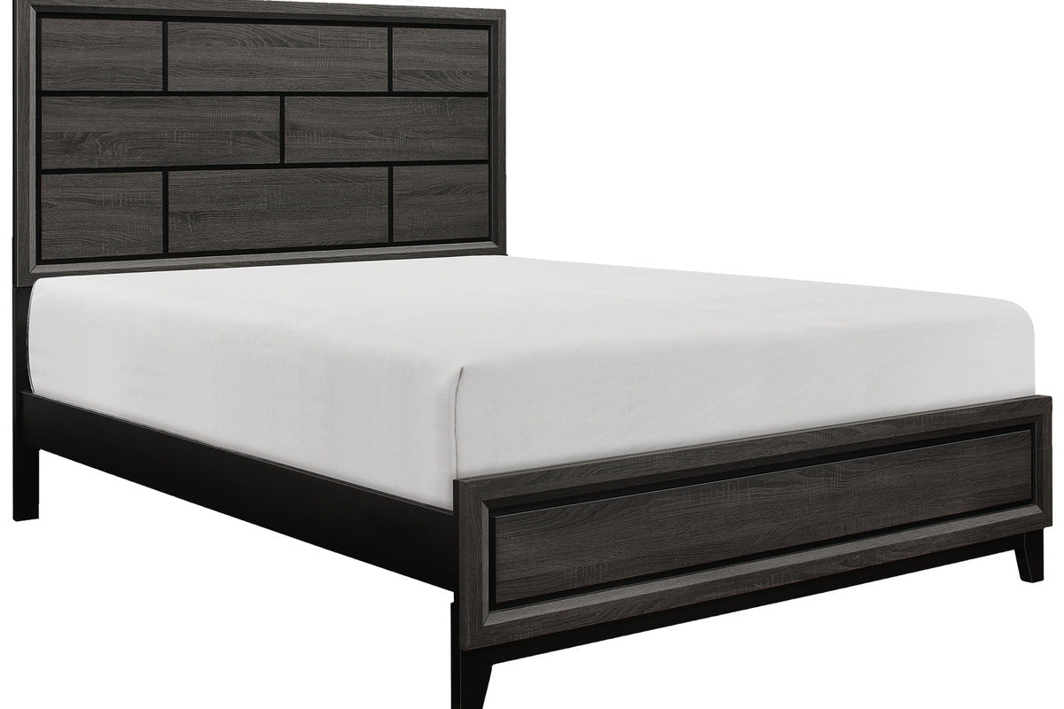 Lit Queen Complet Davi | Bois Mélaminé | Q1645E1