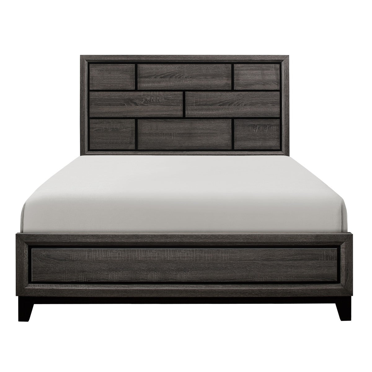 Lit Queen Complet Davi | Bois Mélaminé | Q1645E1