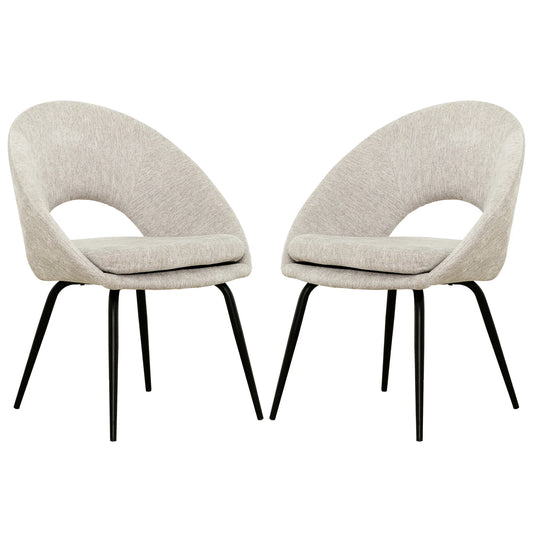 Chaise de Cuisine Aulie / 2 Chaises / Taupe