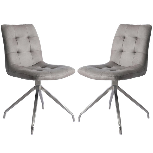 Chaise de Cuisine Pierre / 2 Chaises / Gris