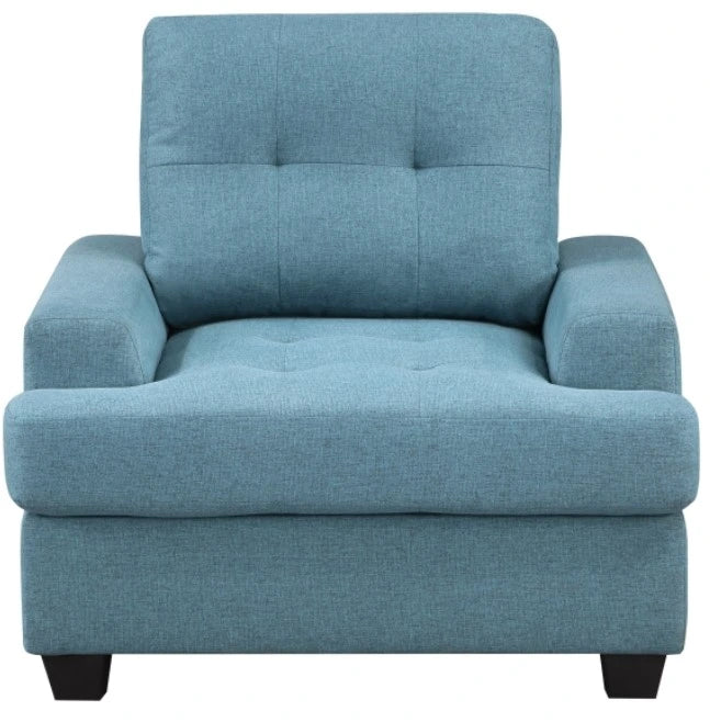 Ensemble de Sofa en Tissu Dunstan | Bleu | EUB7639