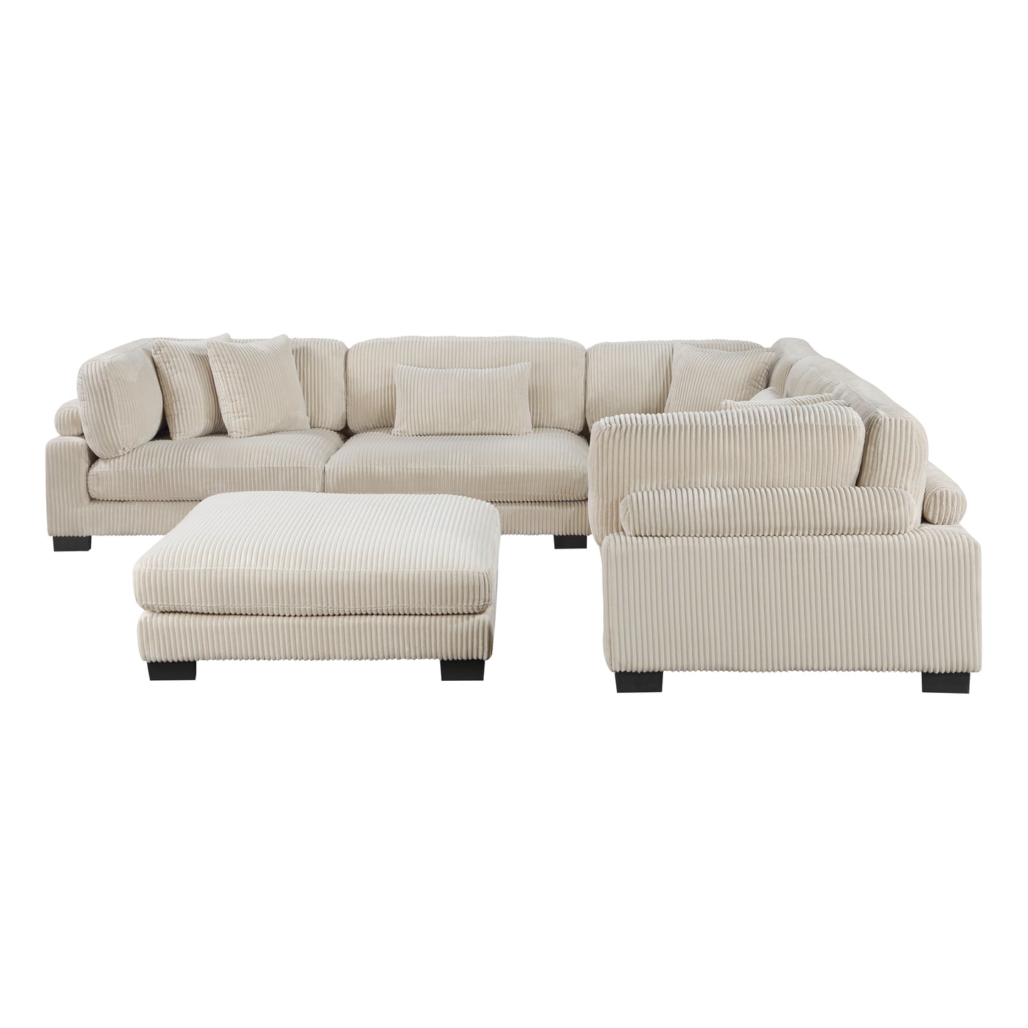 Traverse - Sectionnel Modulaire - 6 morceaux - Beige