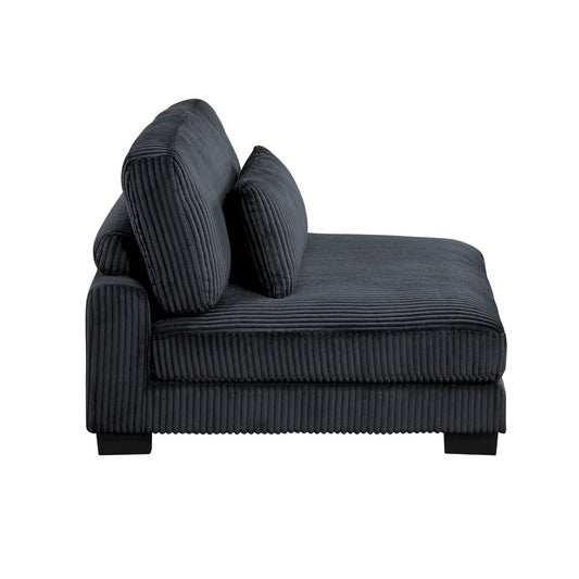 Traverse - Chaise sans bras Modulaire - Noir