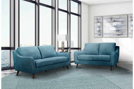 Ensemble de Sofa en Tissu Collection Kitchener | Bleu | UBL0409
