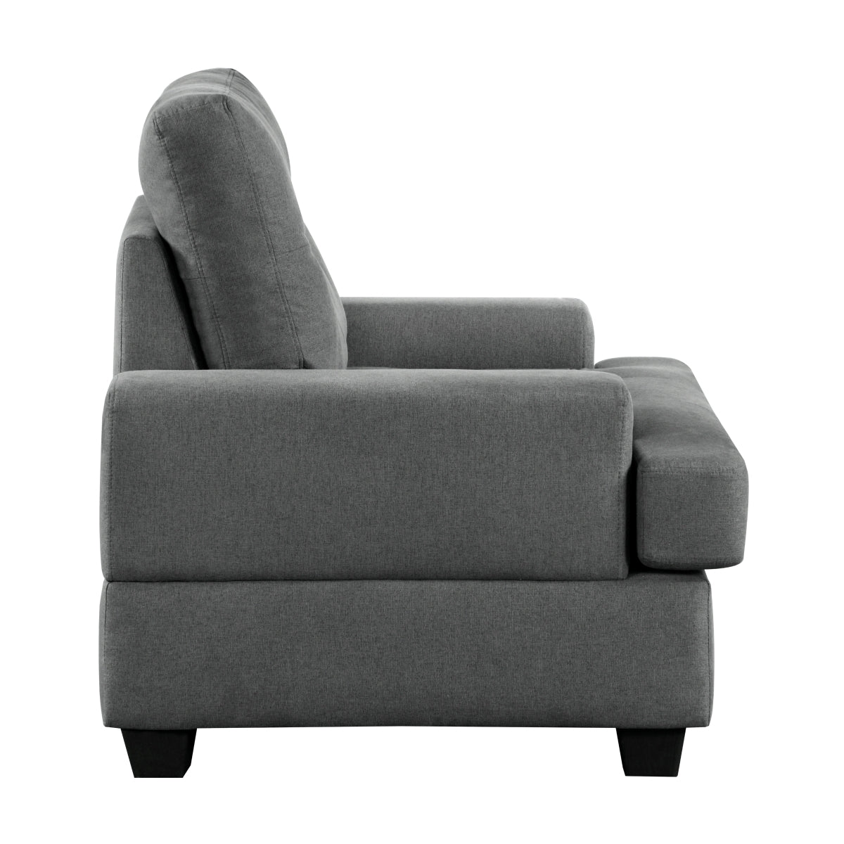 Chaise en Tissu Collection Dunstan | Gris Foncé | N1-EUB7639