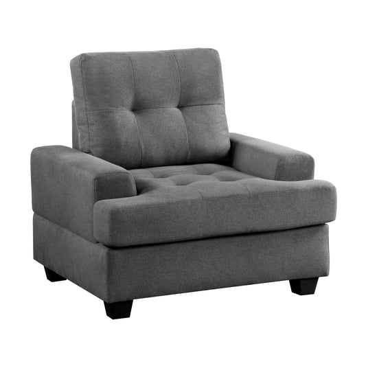 Chaise en Tissu Collection Dunstan | Gris Foncé | N1-EUB7639
