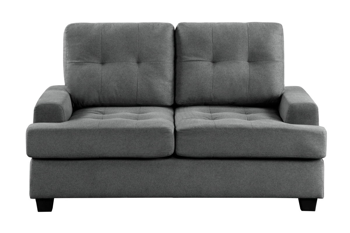 Causeuse en Tissu Collection Dunstan | Gris Foncé | N2-YGD7639