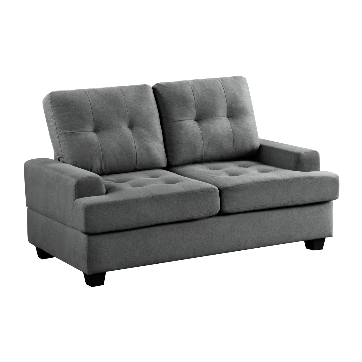 Causeuse en Tissu Collection Dunstan | Gris Foncé | N2-YGD7639