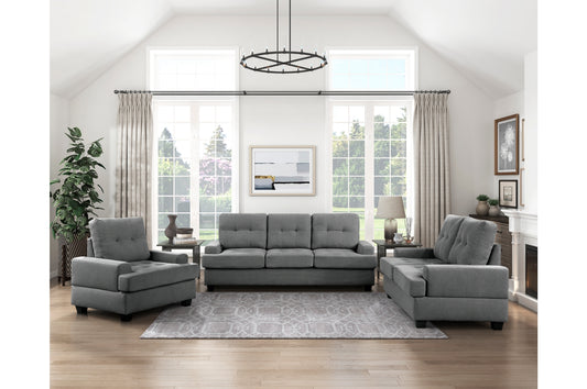 Ensemble de Sofa en Tissu Dunstan | Gris Foncé | YGD7639