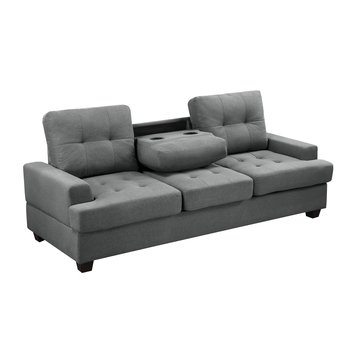 Ensemble de Sofa en Tissu Dunstan | Gris Foncé | YGD7639
