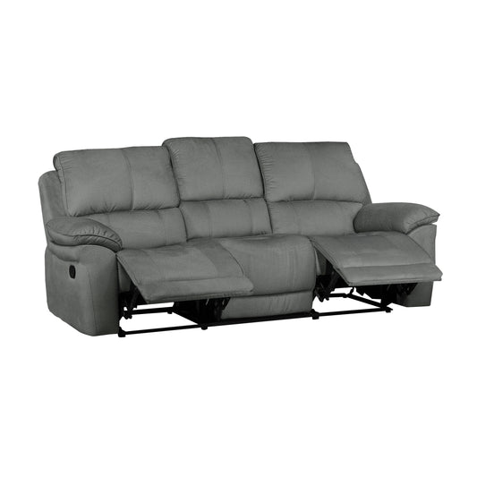 Sofa Manuel Inclinable Double Inclinaison Russka | Gris | 3-YG13099