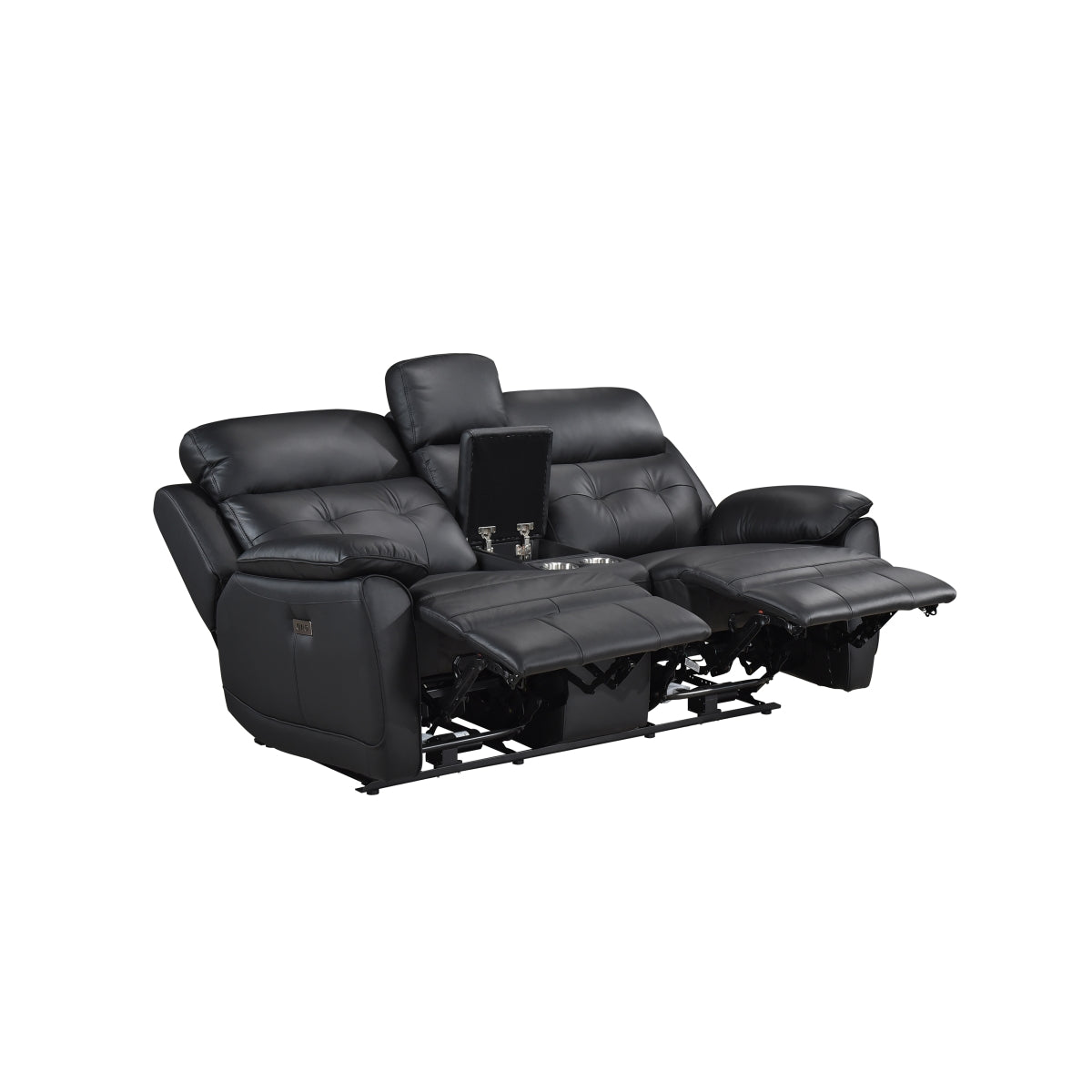 Ensemble de Sofa Électrique Inclinable Olivier | Noir | CLSKLBP23099