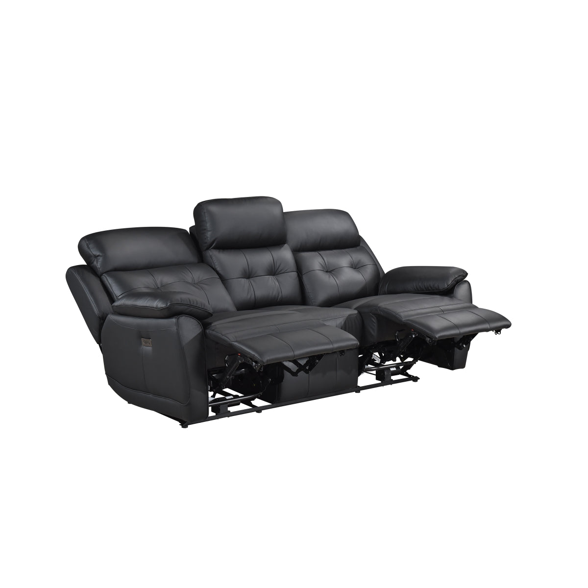 Ensemble de Sofa Électrique Inclinable Olivier | Noir | CLSKLBP23099