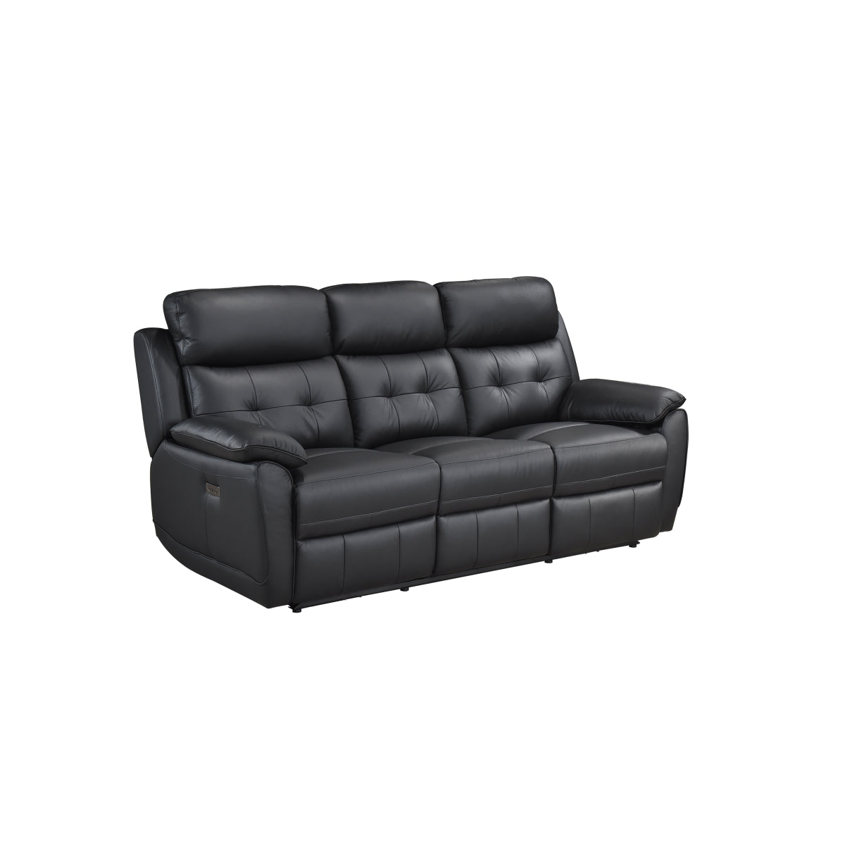 Ensemble de Sofa Électrique Inclinable Olivier | Noir | CLSKLBP23099