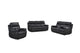 Ensemble de Sofa Électrique Inclinable Olivier | Noir | CLSKLBP23099