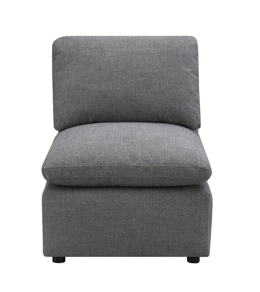 Chaise Sans Bras / Modulaire / Gris Foncé / MA99076