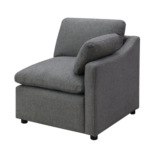 Chaise Latérale Droite / Modulaire / Gris Foncé / MA99076
