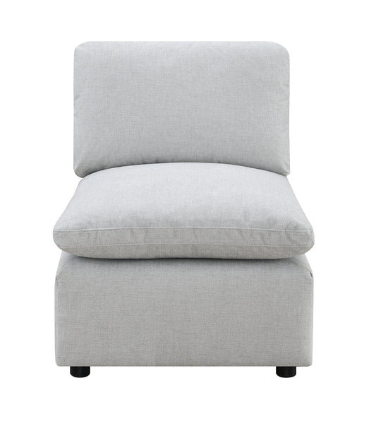 Chaise Sans Bras / Modulaire / Gris Pâle / MA99076