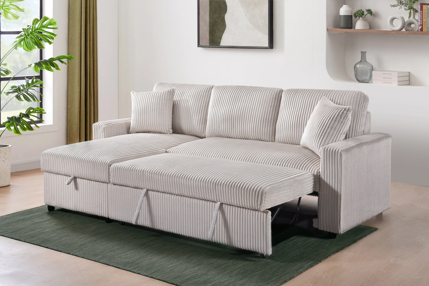 Belmar - Sofa-Lit Sectionnel - Beige
