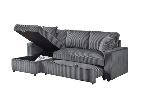 Belmar - Sofa-Lit Sectionnel - Gris foncé