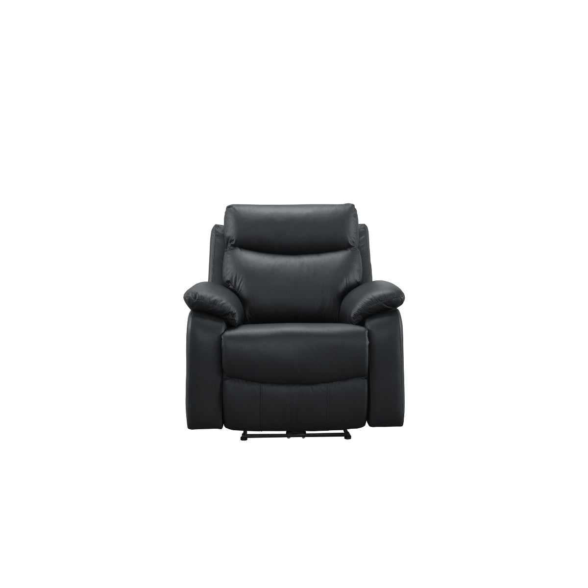Chaise Inclinable Électrique Wembley en Cuir Véritable | Noir | 10299