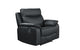 Wembley | Chaise Inclinable Électrique en Cuir Véritable | Noir | 10299