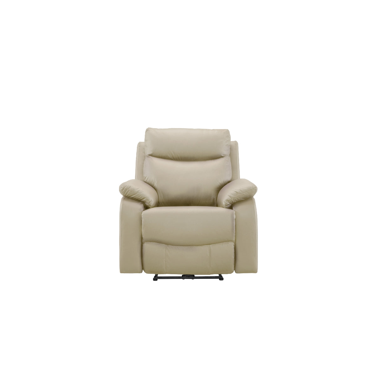 Chaise Inclinable Électrique Wembley en Cuir Véritable | Beige | 10299