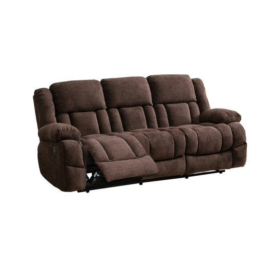 Sofa Manuel Inclinable Presley | Brun | 3-WRB82999