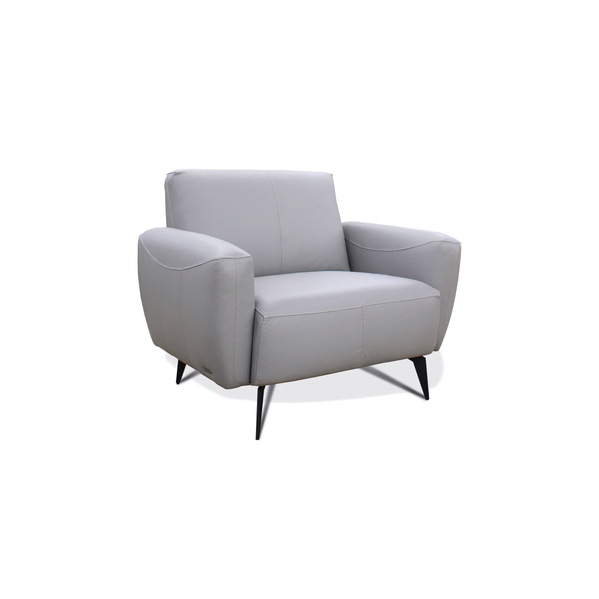 Ensemble de Sofa Bonito en Cuir Véritable | Gris | YRG45999