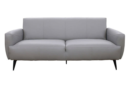 Ensemble de Sofa Bonito en Cuir Véritable | Gris | YRG45999