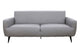 Sofa Collection Bonito en Cuir Véritable | Gris | 3-YRG45999