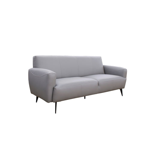 Sofa Collection Bonito en Cuir Véritable | Gris | 3-YRG45999