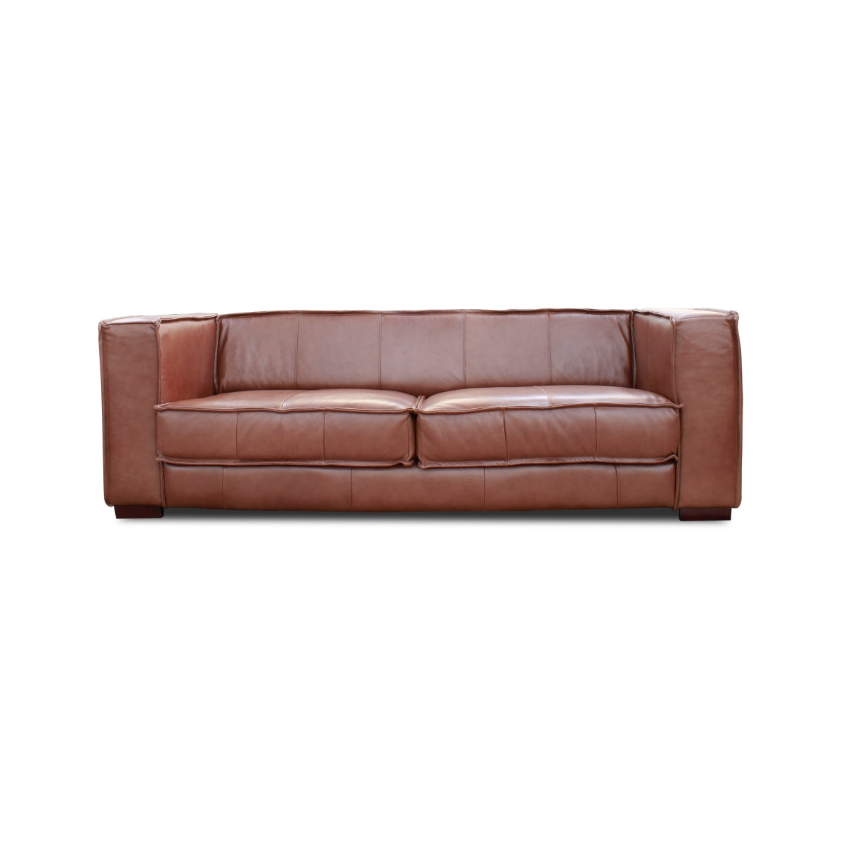 Ensemble de Sofa Salvador en Cuir Véritable | Chocolat Brun | CHC55999