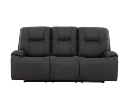 Sofa Inclinable Charcoal / Électrique / Polyester / Kirke
