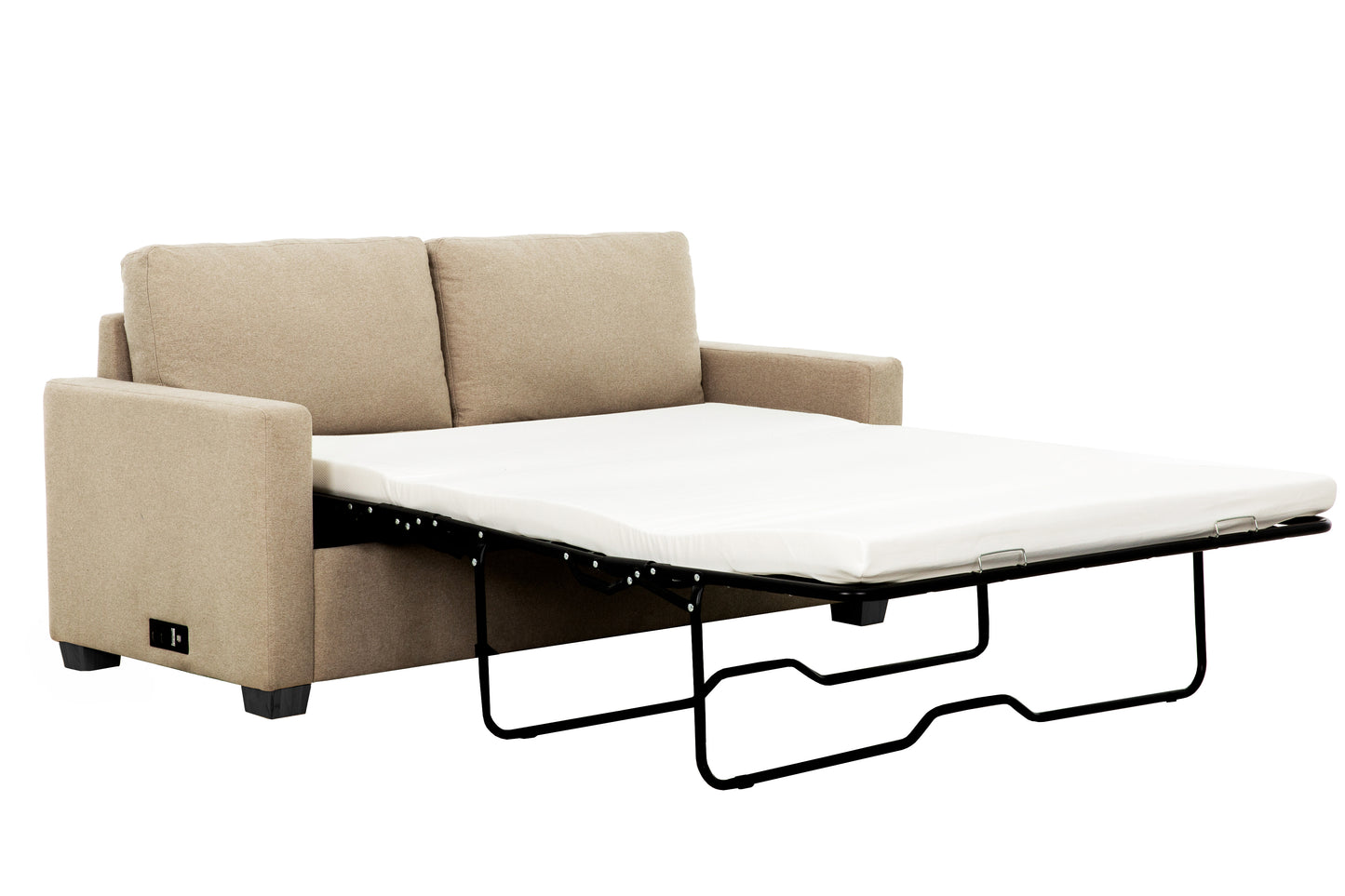 Causeuse Sofa-Lit Chico | Charbon | Beige |