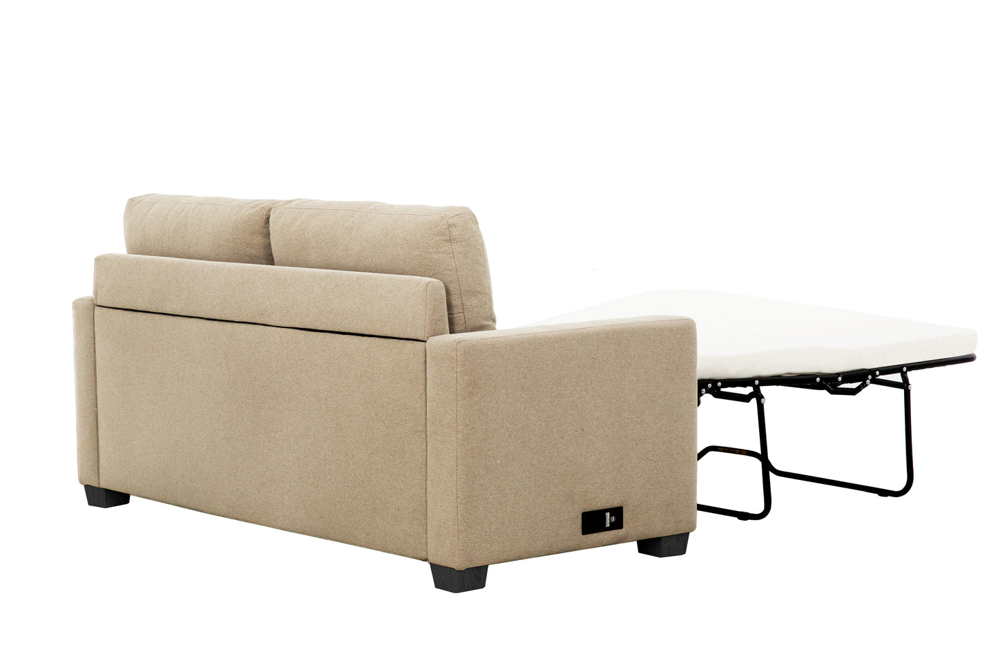 Causeuse Sofa-Lit Chico | Charbon | Beige |