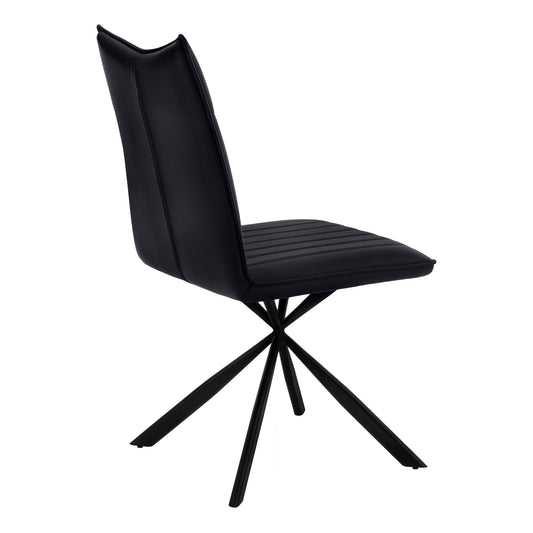 Chaise de Cuisine Solva / 2 Chaises / Noir / Pattes Noir