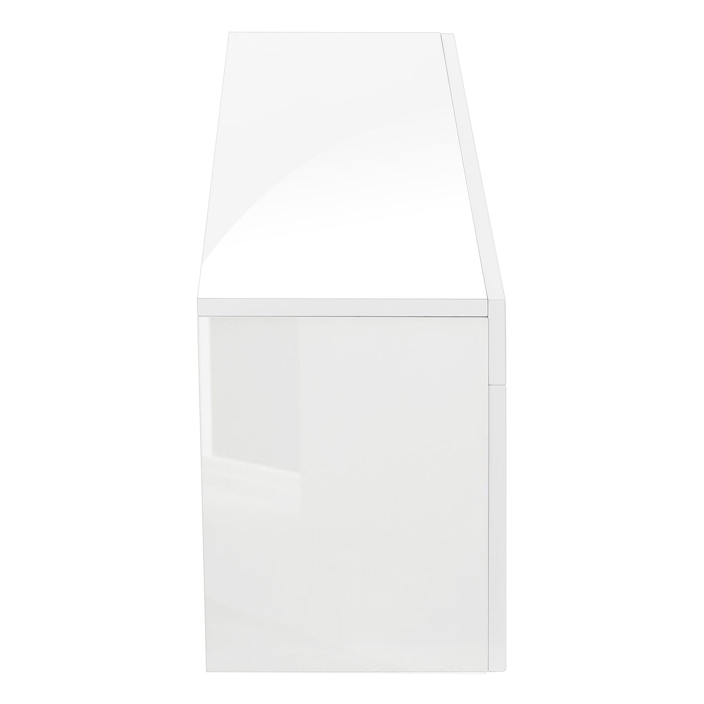 Meuble T.V - 63"L / Blanc Lustré / MO#3548