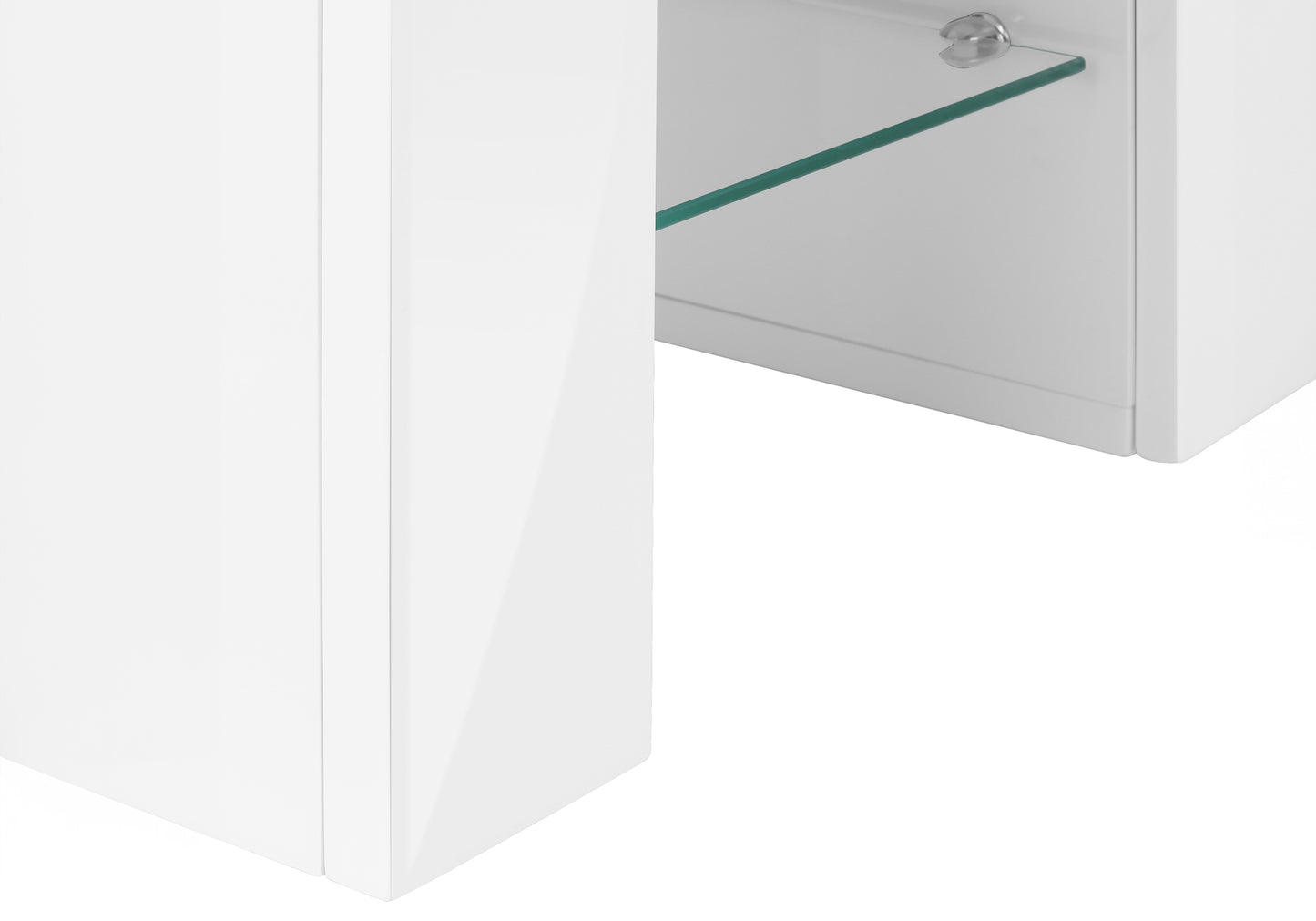 Meuble T.V - 63"L / Blanc Lustré / MO#3548