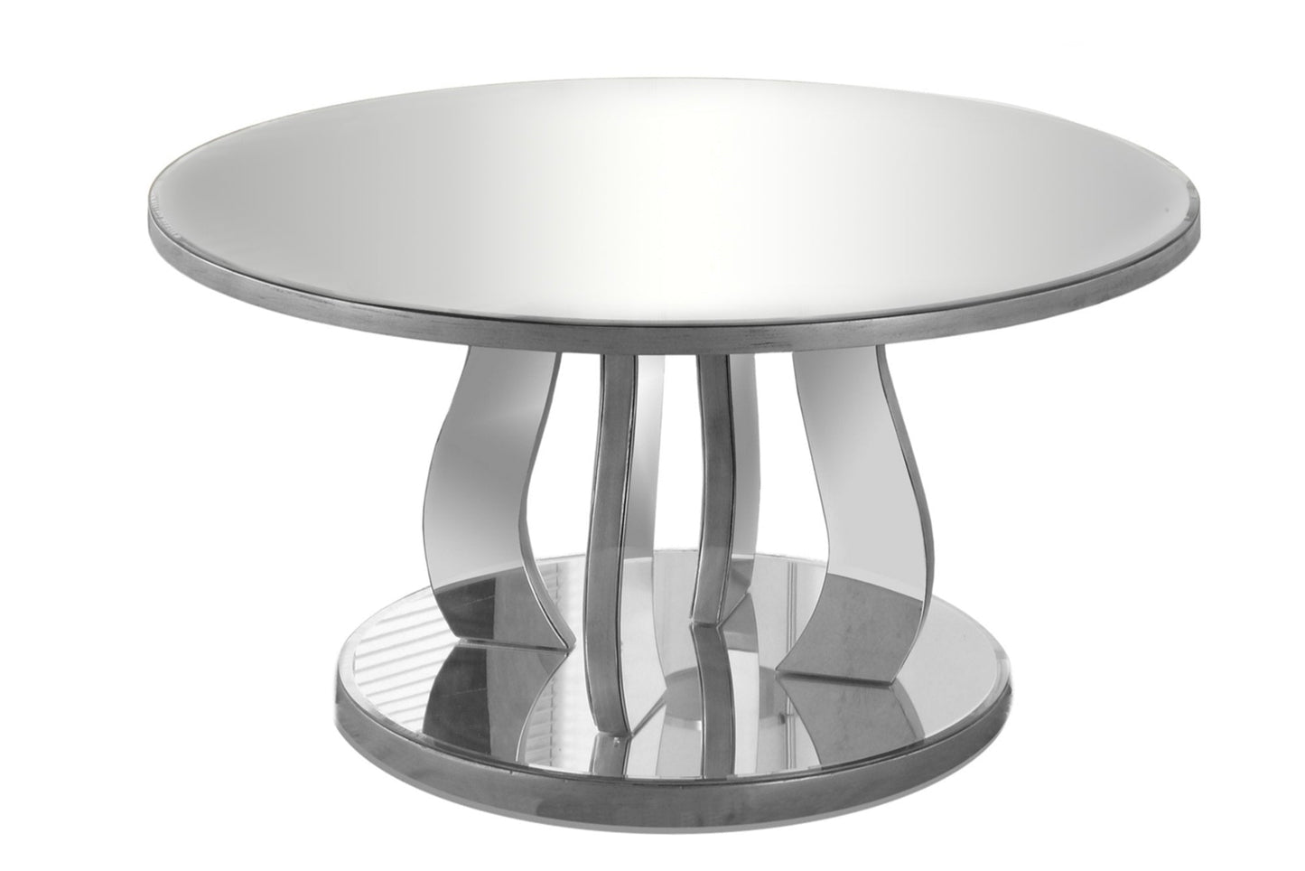 Table De Salon / 36"DIA/ Miroir / #MO3725